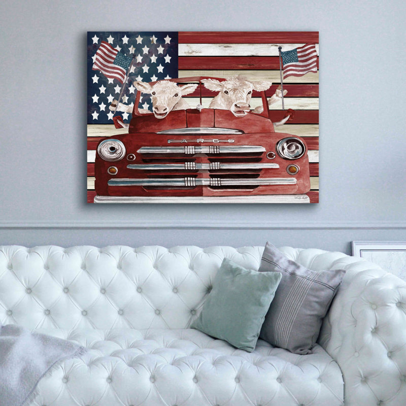 Epic Graffiti «Patriotic Cows» par Cindy Jacobs, Ca «Patriotic Cows» par Cindy Jacobs