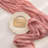 2Pcs Dusty Rose Cheesecloth Table Runner 120 Inches for Party Home Décor