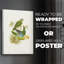 Lime et ceruleanI - Impression sur toile - non encadrée-2030675048