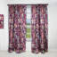Panneau de rideau occultant en velours mauve-1552989524