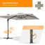 Parasol en porte-à-faux rectangulaire Sayhaan -260449157-219843723