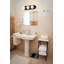 Barre d'éclairage à 3 lumières pour salle de bain murale en bronze antique l 18 po à 3 lumières-11801780