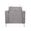 Canapé modulaire convertible en velours côtelé avec assemblage facile, gris, parfait pour les espaces de vie modernes et flexibles