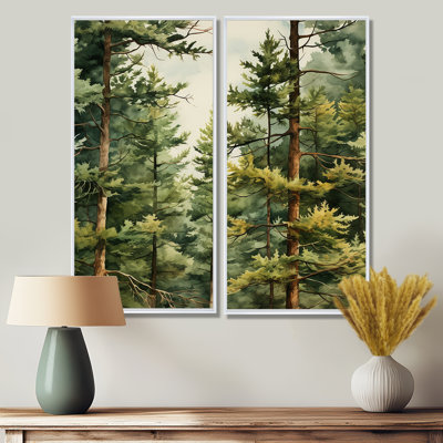 Pine Tree Symphony II - Traditional Canvas Prints