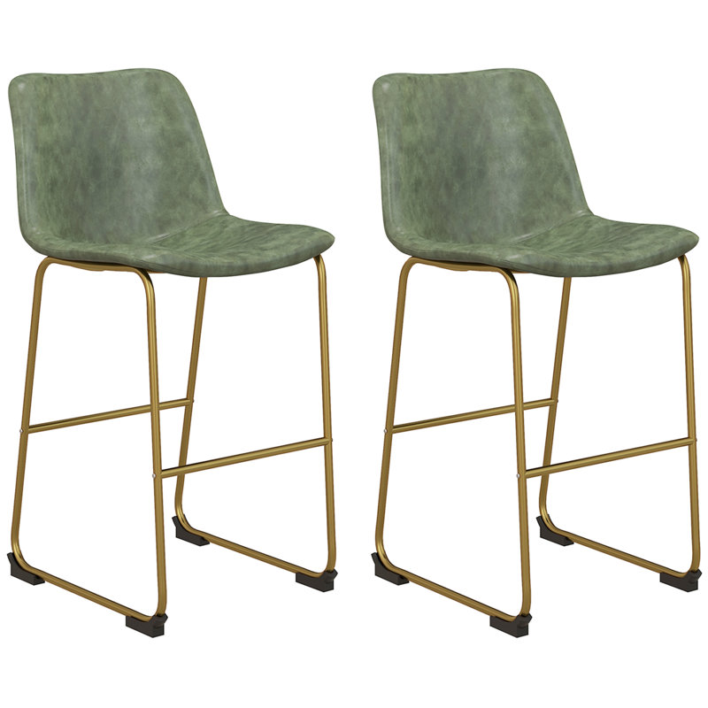 Tabouret de bar 28,7 po Audran, Vert