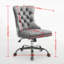 Fauteuil de bureau moderne capitonné en velours capitonné-682757762