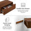 Strenta Davyen Solid Wood Floating Nightstand-1466831399