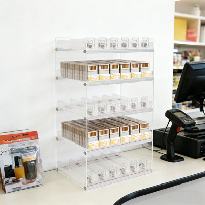 Présentoir à cigares, présentoir transparent