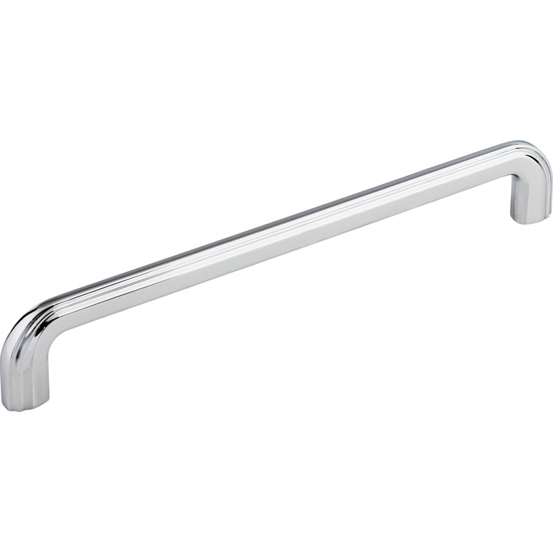 Victoria Falls Bar Pull, Polished Chrome, 8" Center to Center