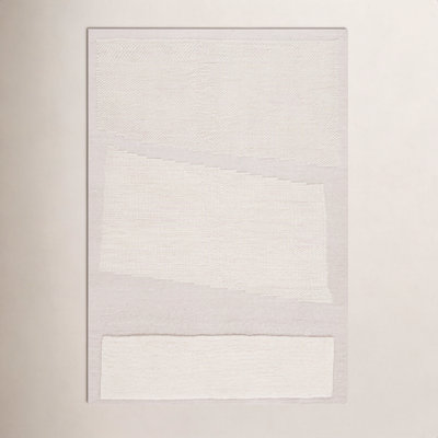 Mullen Ivory Flatweave Wool Rug