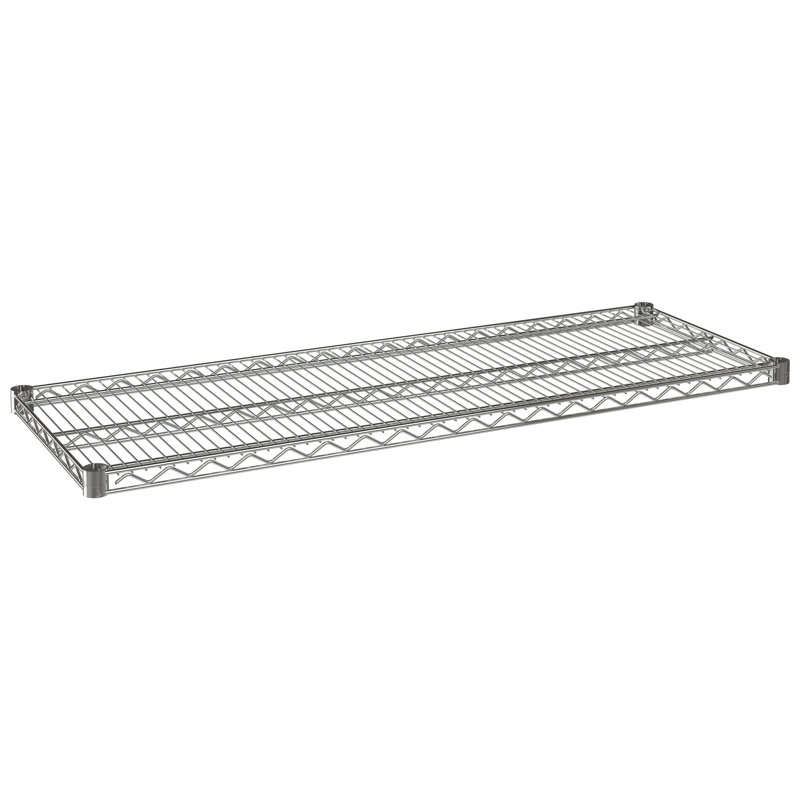 Wire Shelf, Stainless Steel, 1" H x 54" W x 18" D