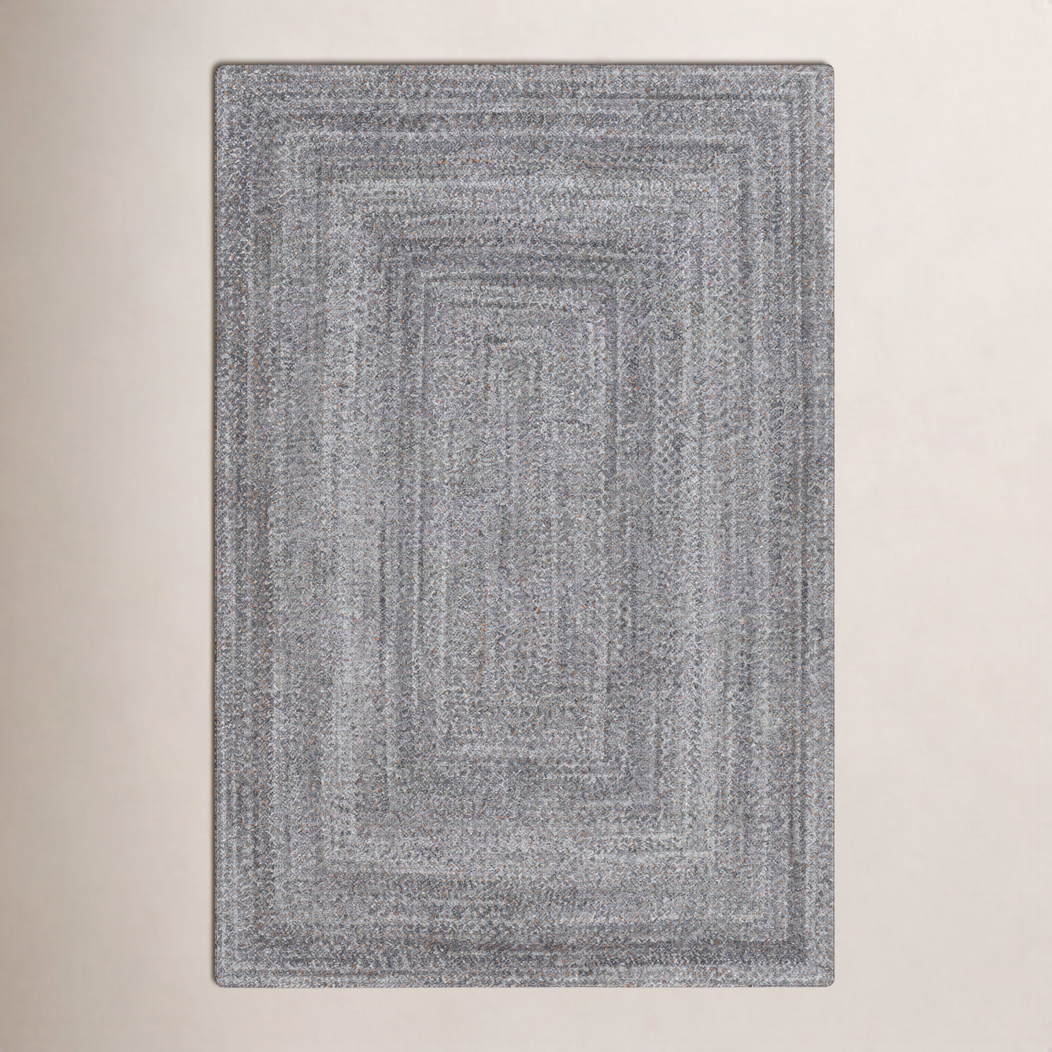Hinton Light Gray Hand-Woven Outdoor Rug, Rectangle 12' x 15'