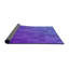 Tapis de zone mauve à motifs-75123020