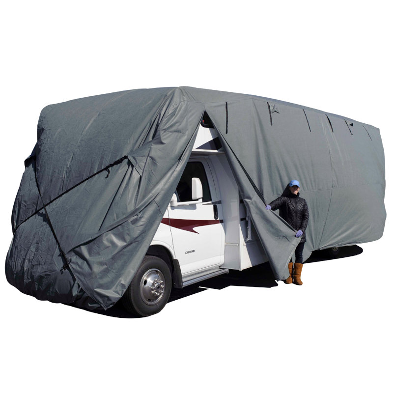 Housse à élastique pour véhicule récréatif, H 108 po x l 105 po x P 436 po