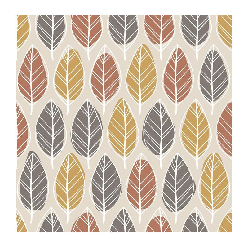 Papier peint abstrait à feuilles adhésives N09037