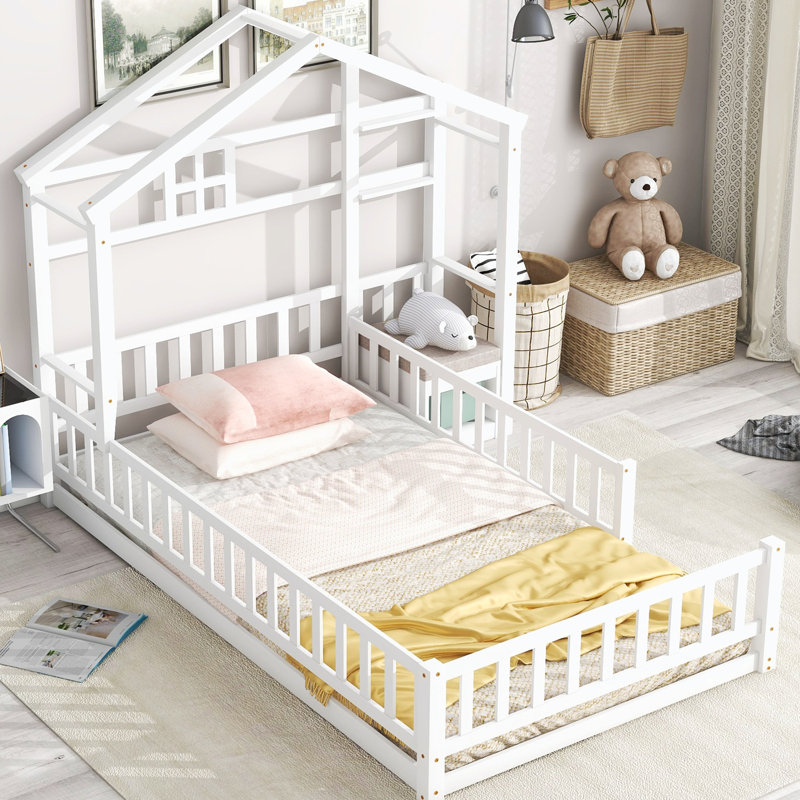 Lit plateforme 59,03 po, Blanc