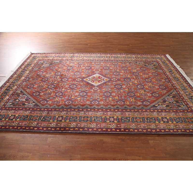 Tapis traditionnel à teinture végétale 7 x 10