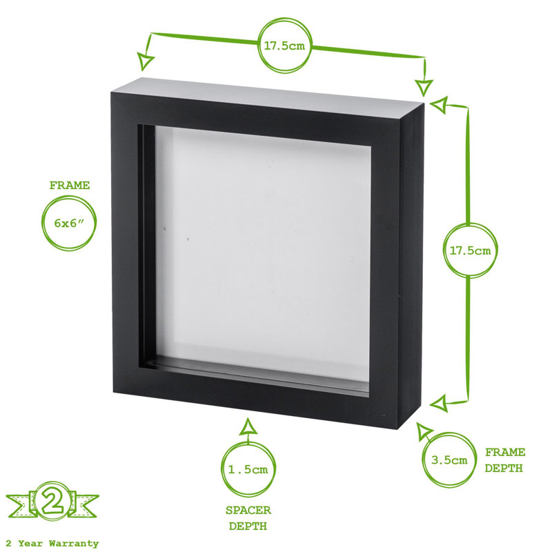 Plastic Box Frame in Grey