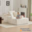 Chaise longue surdimensionnée rembourrée et désossée de 66,14 po avec coussin-114496460