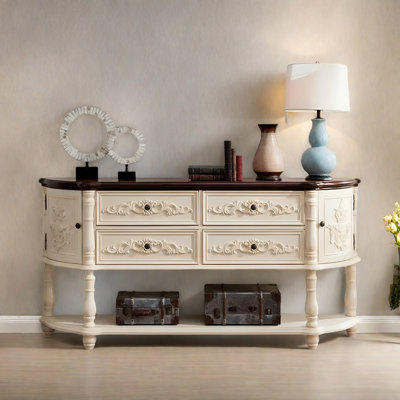 American Retro Multifunctional Console Table