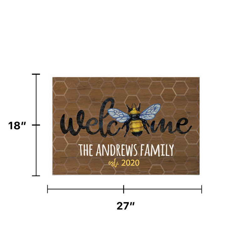 Tapis d'entrée antidérapant 27 po x 0,25 po, Oui