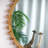 Estrella Solid Wood Round Mirror