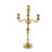 Aluminum Metal Decorative Gold Candelabra