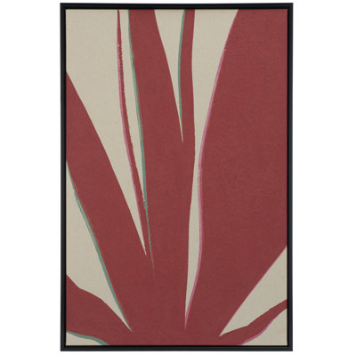 Cordyline Fine - peinture sur toile à cadre unique