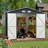 10X12 FT Outdoor Metal Storage Shed with Windows-112014291-105401312