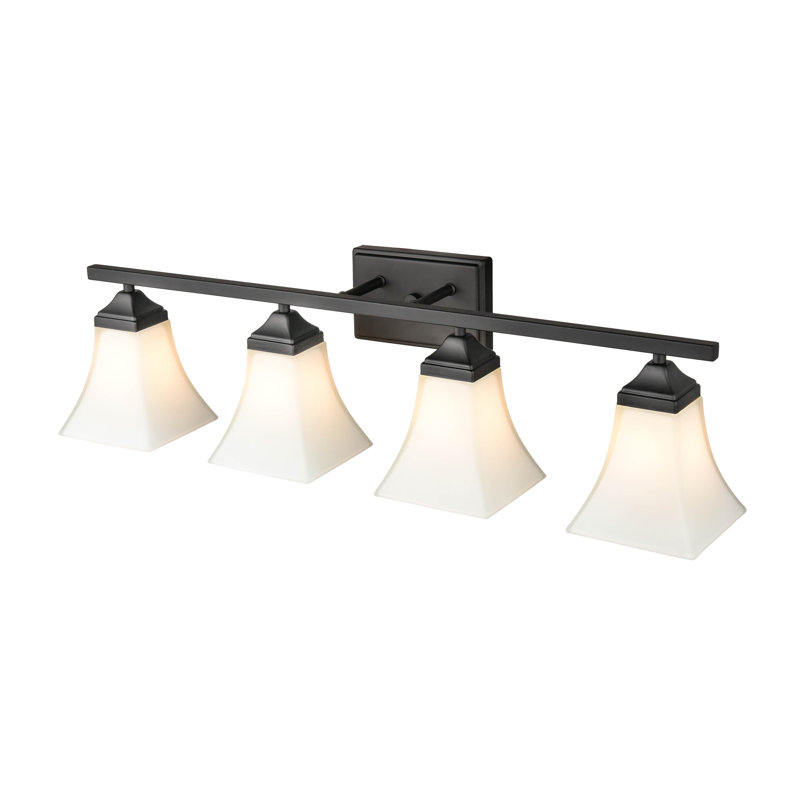 Fabia 4 - Light Dimmable Vanity Light, Matte Black