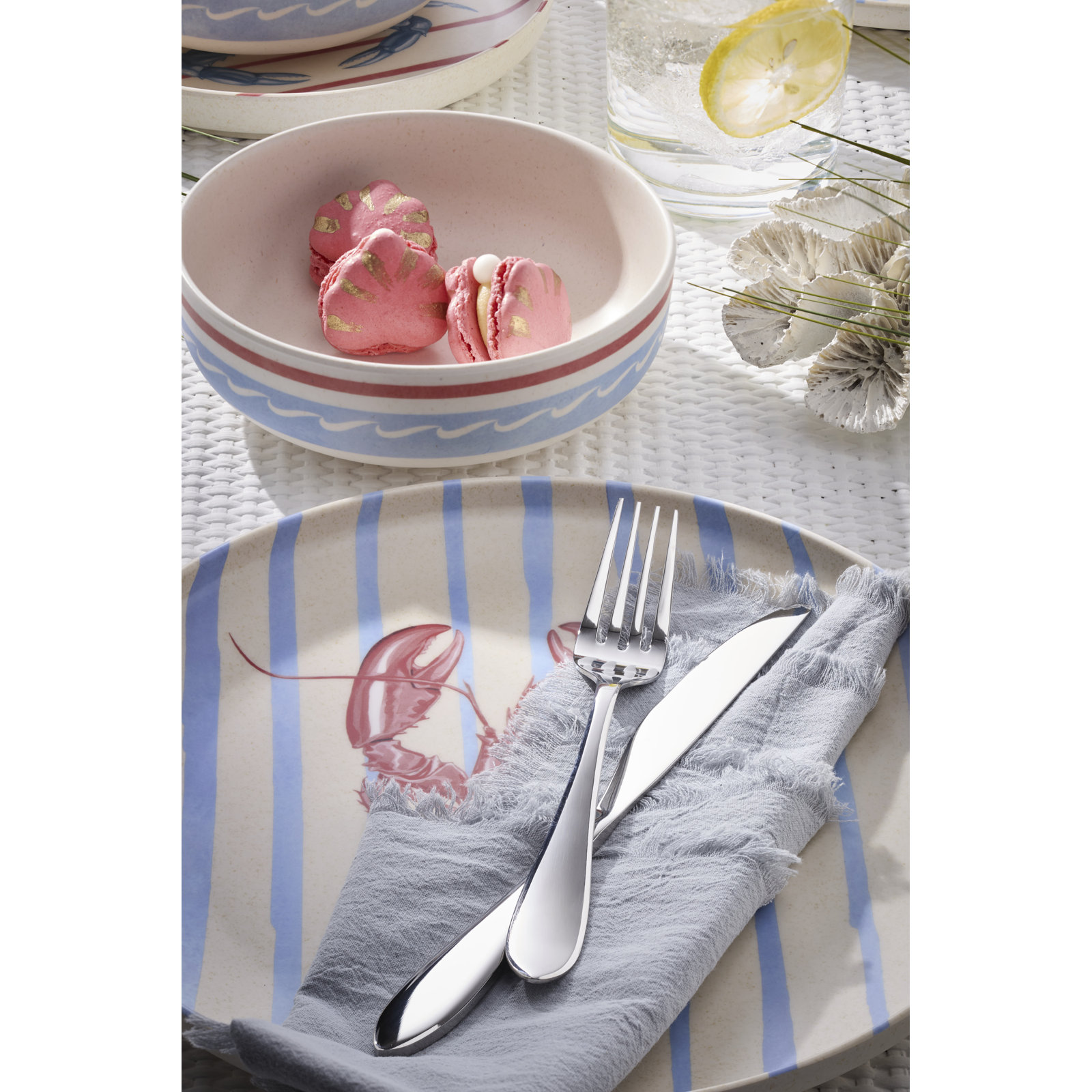 Lenox 24 Seven Melamine, Wharfside 12-Piece Dinnerware Set