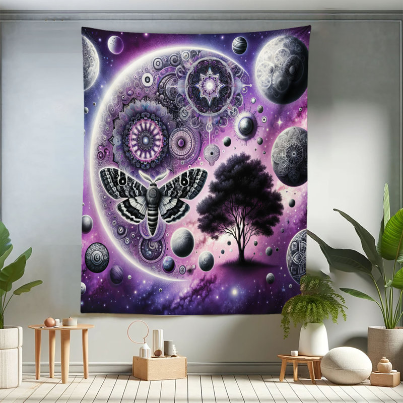 Tapisserie en microfibre, H 88 po x l 68 po