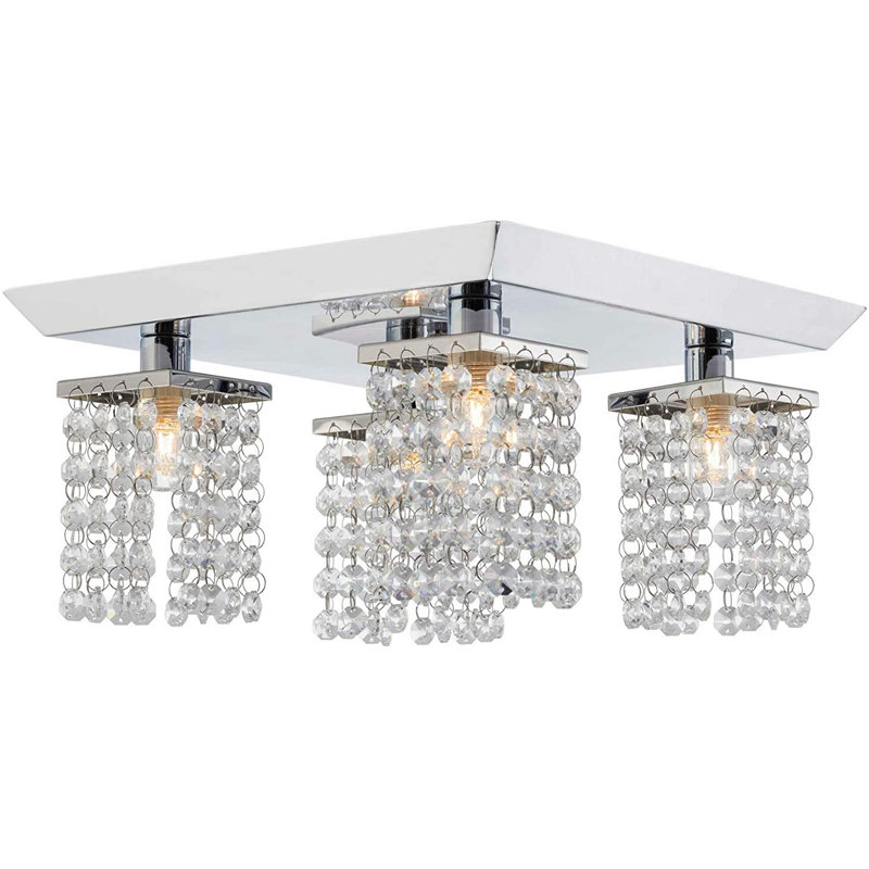 Plafonnier semi-encastré 4 lumières 11 po Aalayah