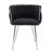 Uresti 17.75'' H Tufted Upholstered Metal Armchair-477132649-477352546
