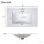 Meuble-lavabo bleu 30 po avec lavabo simple, meuble-lavabo sous-comptoir, armoire de rangement avec 2 portes et un tiroir, fermeture en douceur, rangement multifonctionnel, structure en bois massif-130186575
