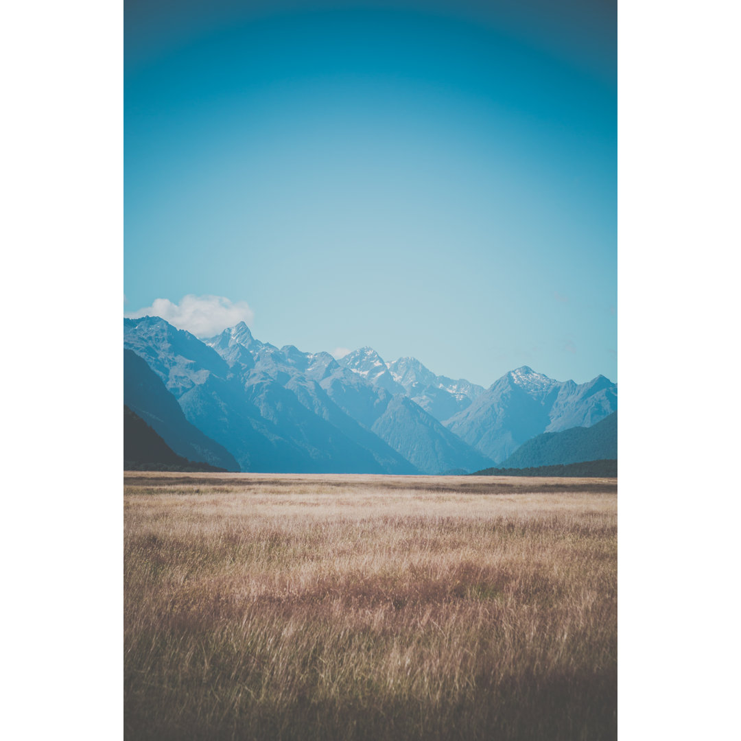 Milford Sound Landschaft von Onfokus - Leinwandbild