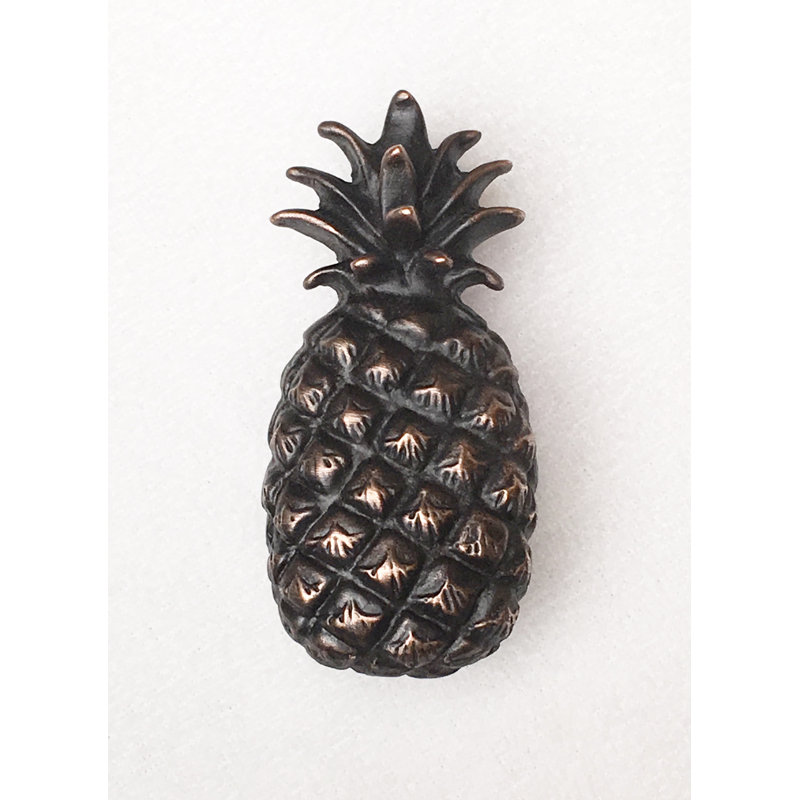 Poignée fantaisie 2 3/8 po Tropical, Bronze huilé