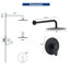 Robinet de douche complet à pression équilibrée avec valve brute-62488666