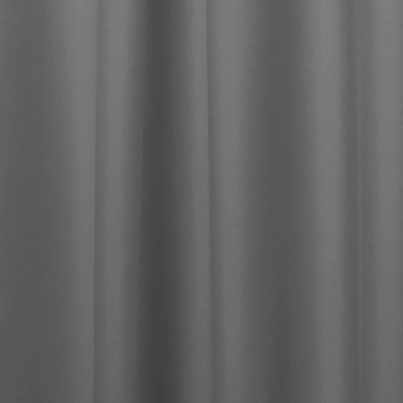 Charcoal Gray Polyester Shower Curtain Liner 72" x 72"