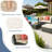 5-piece Patio Furniture Set With Two Pillows And Outdoor Conversation Seating Cushions And Coffee Table With Tempered Glass. (Red)