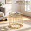 Set of 2 Glass-Top Coffee Tables-274617561