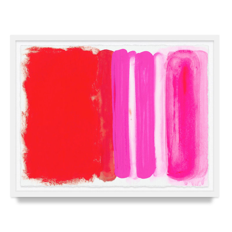 Be Vibrant By Kristi Kohut, White Wood, 36" H x 48" W