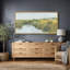 Peaceful Countryside River with Golden Fields-125011861-125011859