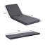 Chaise longue d'extérieur en bois d'acacia avec coussin résistant à l'eau l 37,75 po x P 79 po x H 34 po Christopher Knight Home