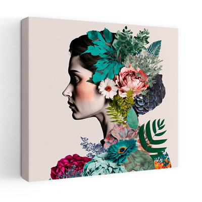 Art floral contemporain urbain à profil floral