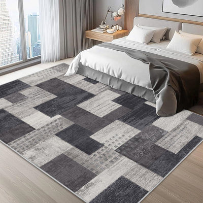 Rectangle 120 cm x 160 cm Geometric Area Rug