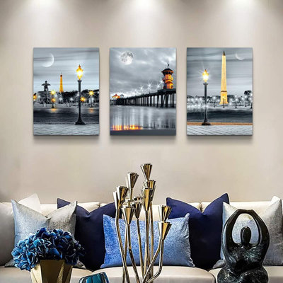 3 Piece Wrapped Canvas Print