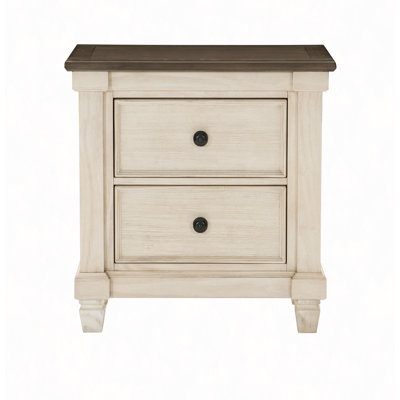 1Pc Nightstand Of 2X Drawers Bedroom Furniture