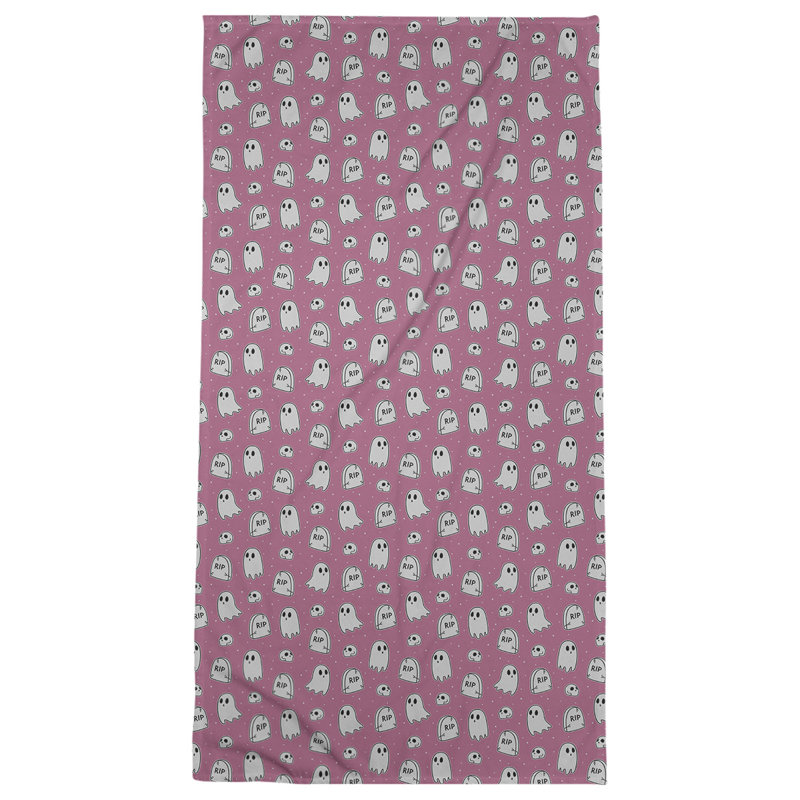 Katelyn Elizabeth Cotton Blend Beach Towel, Pink