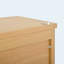 Armoire de cuisine 70 po avec 2 tablettes, armoire de luxe en bois avec 6 tablettes de porte et 3 tiroirs-129435780